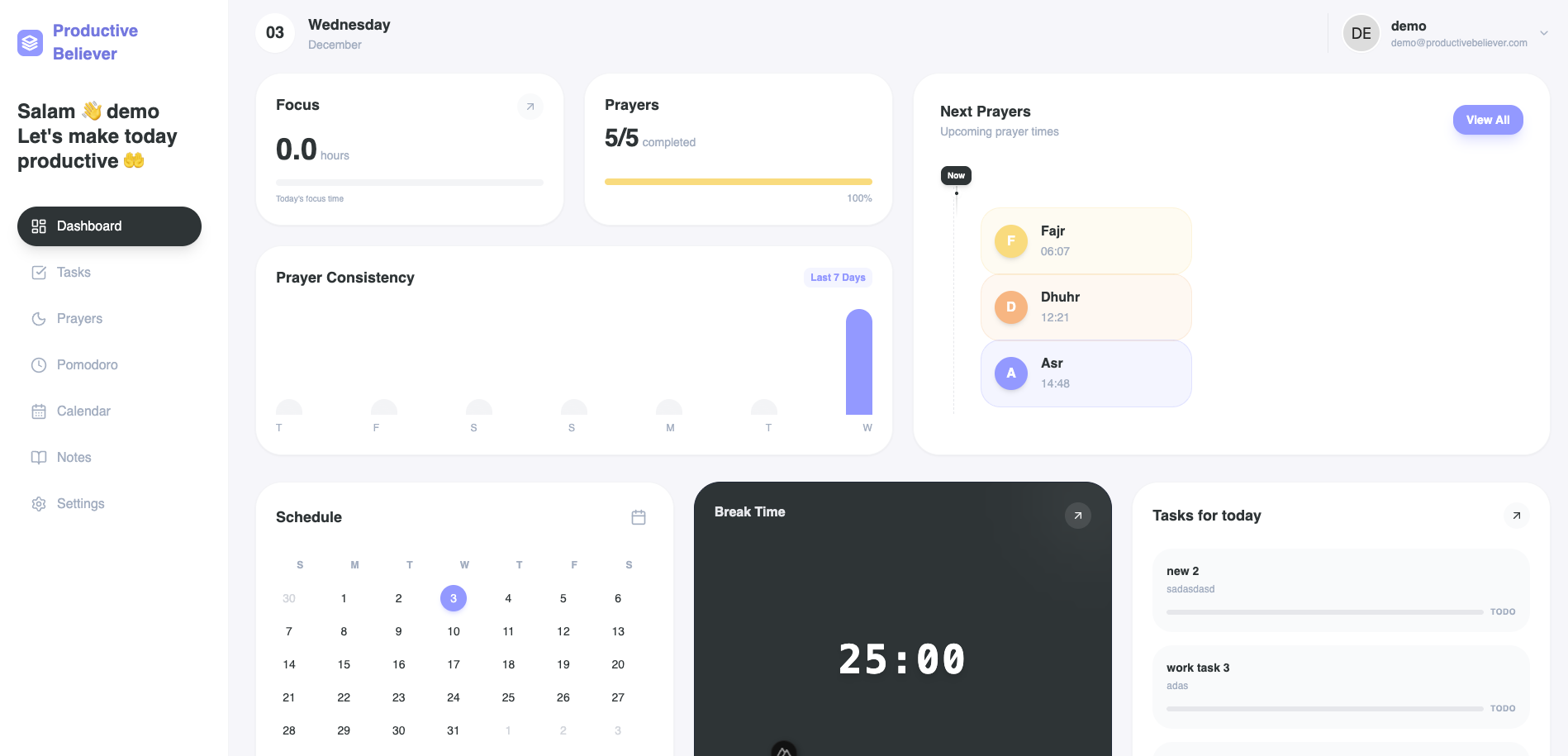 App Dashboard
